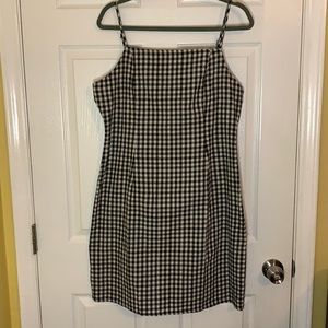 Checkered Black and white Cami dress